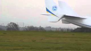 Antonov An   225   Самый большой транспортник в мире Взлет и посадка TelexFree