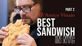 All’Antico Vinaio , Sullivan Street NYU area ( part 2) an honest Review.