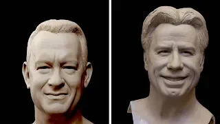 Artist Creates Realistic Celebrity Sculptures