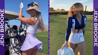 Amazing Golf Swing you need to see | Golf Girl awesome swing | #golf  #shorts  Jeni Brooke