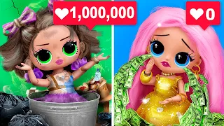 Chica Rica e Impopular vs Chica Rica Popular / 10 Ideas de LOL Surprise