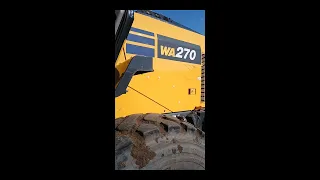 how to run a komatsu WA-270 front loader in 6 1/2 minutes