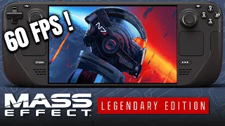 Mass Effect Legendary Edition on Steam Deck! - 60 FPS! Best Way to Play the Franchise!