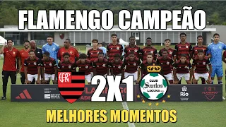 Flamengo 2 x 1 Santos Laguna Melhores Momentos Adidas Cup U16 Final 2022