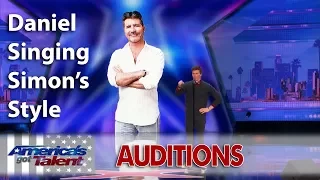 Daniel Ferguson - Impressionist Surprises Simon Cowell | America s Got Talent 2017