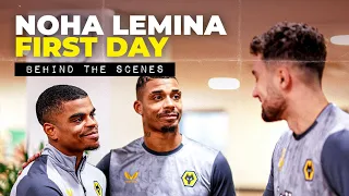 We are family! | Noha and Mario Lemina reunited at Wolves