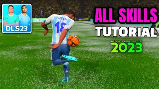 DLS 23 | All Skills Tutorial | Dream League Soccer 2023