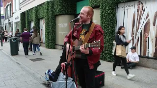 Martin McDonnell's Live Cover of Someone I Used to Know by Cotye Grafton Street Dublin