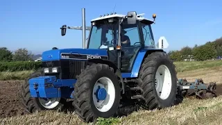 Ford 8240 Ploughing w/ 4-Furrow Överum Plough | PURE SOUND | DK Agriculture