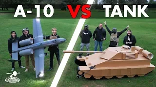 A-10 Warthog  VS  Tank - Epic Airsoft Battle