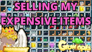 SELLING All My EXPENSIVE Items To Get 150 BGLS! | Growtopia | 2023
