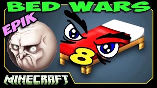 ч.08 Bed Wars Minecraft - Воздушный десант! (Эпик!)
