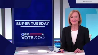 "PBS NewsHour" Super Tuesday 2020 Coverage Open