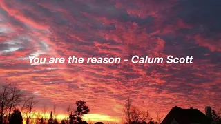 you are the reason - calum scott - slowed down