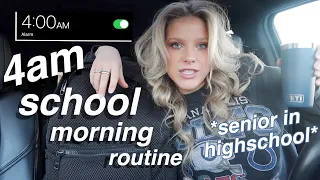 4am morning routine as a senior in highschool!