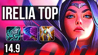 IRELIA vs YONE (TOP) | 10 solo kills | TR Diamond | 14.9