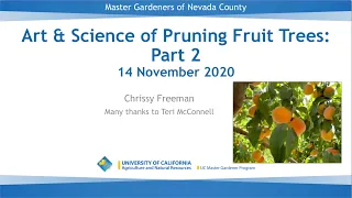 MGNC Video Pruning Fruit Trees Part 2 11 14 2020