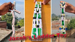 how to make jacob's ladder toy with matchbox