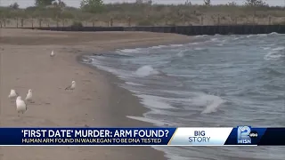 Arm discovered on Waukegan beach