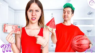 VERMELHO POR UM DIA INTEIRO COM $10 ! (ft: WIIZINHO MALOUCOS )