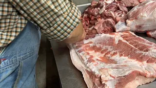 E4: Cracklin Cornbread, Bacon and Sausage being Made on the 2nd Day of The Guenther's Hog Butchering