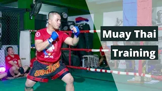 Muay Thai Training: Knees, Elbows & Kicks || Muay Thai Quezon City Philippines