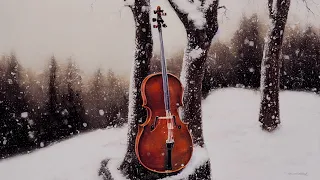 Third Eye Chakra, Snowflake Sounds, and Cello | 432 hz | Alpha Binaural Beats, Very Low, Deep