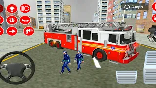 Real Fire Truck Driving Simulator Fire Fighting - Tampa Fire Department Truck #11 - Android