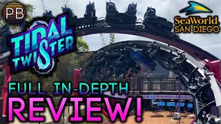 Tidal Twister Full In-Depth Review | Brand New Skyline Horizon Ride at SeaWorld San Diego