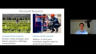 Fireside Chat with Johannes Gehrke during Microsoft Research AI Breakthroughs 2020