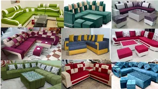 Trending cushion sofa designs||Latest designs 2024||||Fabric sofa in trending colours