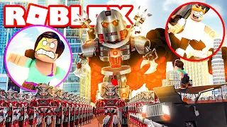 BUILDING AN ARMY OF ROBOTS IN ROBLOX | Robot Inc.