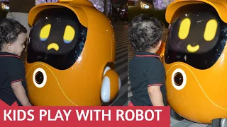Kids play with robot | Dubai Expo 2020 attractions