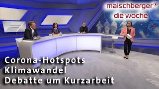 Corona-Hotspots, Klimawandel, Debatte um Kurzarbeit - maischberger. die woche 23.09.2020