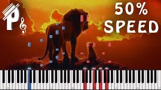 Remember | From "The Lion King" Slowed Piano Tutorial | Piano Shire