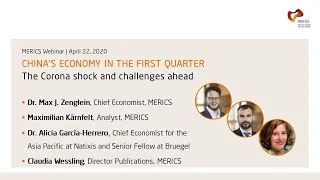 China’s economy in the first quarter: The Corona shock and challenges ahead (MERICS Web Seminar)