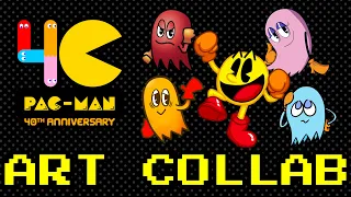 PAC-MAN 40th Anniversary Art Collab