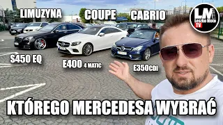 TEST Mercedes E350 cabrio VS E400 coupe VS S450 EQ