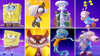 Nickelodeon All-Star Brawl 2 - All Victory & Losing Animations