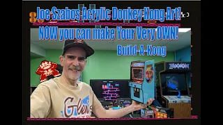 Joe Szabos Acrylic Donkey Kong Artwork for your GRS Build-A-Cade