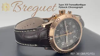 Breguet Transatlantique Type XXI Flyback Chronograph 3810BR/92/9ZU