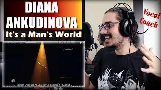DIANA ANKUDINOVA "It's a Man's World" // REACTION & ANALYSIS by Vocal Coach (ITA)