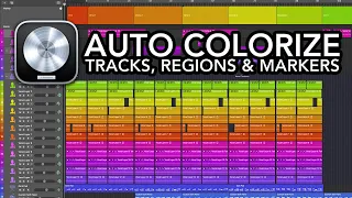 Logic Pro Quick Tip - Auto Colorize Tracks, Regions & Markers!