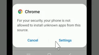 For Your Security Your Phone Is Not Allowed To Install Unknown Apps From This Source