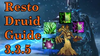 Resto Druid Guide for Classic Wrath of the Lich King 3.3.5 End Game gear (Check Pin in Comments)