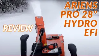 Ariens Professional 28 HYDRO EFI - The King of Snow: Snowblower FULL VIDEO REVIEW