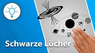 Schwarze Löcher einfach erklärt (explain it simple - Erklärvideo)