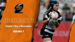 RD 7 HIGHLIGHTS | Hawke’s Bay v Manawatu (Mitre 10 Cup 2020)