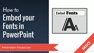 How to Embed your Fonts in PowerPoint