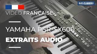 Yamaha PSR-SX600 : Extraits Audio